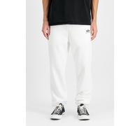 Jogginghose ALPHA INDUSTRIES "Basic Jogger SL II", Herren, Gr. XXL, Normalgrößen, weiß, Obermaterial: 80% Baumwolle, 20% Polyester, Hosen Jogginghose (47518208-XXL) weiß