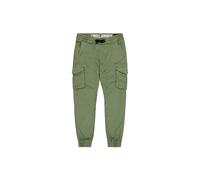 Jogginghose ALPHA INDUSTRIES "Alpha Industries Men - Pants Cotton Twill Jogger", Herren, Gr. 2 XL, Normalgrößen, grün (vintage grün), Obermaterial: 98% Baumwolle, 2% Elastan, Futter: 100% Baumwolle, H