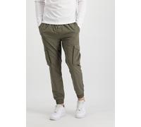 Jogginghose ALPHA INDUSTRIES "Alpha Industries Men - Pants Nylon Cargo Jogger" Gr. 3 XL, Normalgrößen, grün (dark olive) Herren Hosen Jogginghosen (71679228-XXXL)