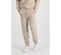 Jogginghose ALPHA INDUSTRIES "Organics EMB Regular Jogger", Herren, Gr. L, Normalgrößen, beige (organic beige), Obermaterial: 100% Baumwolle, Hosen Jogginghose (89631847-L) organic beige