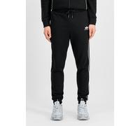Jogginghose ALPHA INDUSTRIES "Alpha Industries Men - Jogger Track Jogger SL", Herren, Gr. XL, Normalgrößen, schwarz, Obermaterial: 80% Baumwolle, 20% Polyester, Hosen (41564151-XL) schwarz