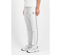 Jogginghose ALPHA INDUSTRIES "Alpha Industries Men - Jogger Track Jogger Small Logo", Herren, Gr. 2XL, Normalgrößen, pastel grau melange, Obermaterial: 80% Baumwolle, 20% Polyester, Hosen (40923335-XX