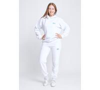Jogginghose Baumwolle Damen & Mädchen, weiß 152