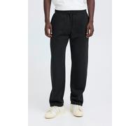 Jogginghose BLEND "BHDOWNTON straight leg pants", Herren, Gr. 3XL, N-Gr, schwarz, angeraute Sweatware, Obermaterial: 50% Baumwolle, 50% Polyester, unifarben, relaxed fit lang, Hosen Jogginghose, Baumw