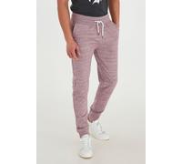 Jogginghose BLEND "BHHenny", Herren, Gr. L, US-Größen, rot (wine rot), Sweatware, 60% Baumwolle, 40% Polyester, regular fit lang, Hosen Jogginghose, Sweatpants mit Gummi-Patch (41004844-L) wine rot