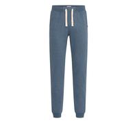 Jogginghose BLEND "BHTilo", Herren, Gr. L, US-Größen, ensign blau, Sweatware, 60% Baumwolle, 40% Polyester, unifarben, regular fit lang, Hosen Jogginghose, Gemütliche Sweathose mit kontrastfarbenen Tu