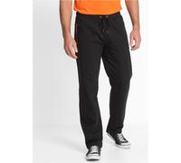 Jogginghose BONPRIX, Damen, Gr. 60/62, N-Gr, schwarz, Obermaterial: 100% Baumwolle, unifarben, regular fit, Hosen Jogginghose, aus Baumwolle, mit Eingrifftaschen und Gesäßtasche, Regular Fit (49313350