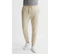 Jogginghose BOSS GREEN "Hadiko", Herren, Gr. L, N-Gr, light beige272, Web, Obermaterial: 95% Baumwolle, 5% Elasthan, regular fit lang, Hosen Jogginghose, mit Kordel (75725067-L) light beige272