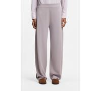 Jogginghose BOSS ORANGE "Eluxey Premium Damenmode", Damen, Gr. M (38), N-Gr, open lila 540, Sweatware, Obermaterial: 52% Modal, 46% Polyester, 2% Elasthan, unifarben, relaxed fit lang, Hosen Joggingho
