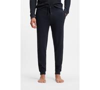 Jogginghose BOSS "Structure", Herren, Gr. L, N-Gr, dunkelblau 403, Jersey, Obermaterial: 60% Baumwolle, 40% Polyester, unifarben, normal, Hosen Jogginghose (73112845-L) dunkelblau 403