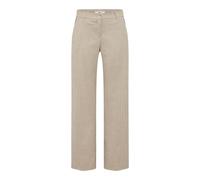 Jogginghose BRAX "Style MAINE", Damen, Gr. 46, Normalgrößen, stein, Web, 59% Polyester, 26% Viskose, 14% Schurwolle, 1% Elasthan, Hosen Jogginghose (21668140-46) stein