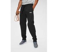 Jogginghose BRUNO BANANI "Loose Fit", Herren, Gr. XS (40/42), N-Gr, schwarz, Obermaterial: 60% Baumwolle, 40% Polyester, bequem lang, Hosen Jogginghose (70769767-XS)