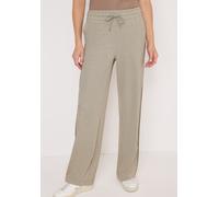 Jogginghose CECIL "Style Neele", Damen, Gr. L (42), Länge 30, toffee cream melange, Web, Obermaterial: 53% Polyester, 37% Viskose, 10% Elasthan. Futter: 100% Polyester, meliert, loose fit knöchellang,