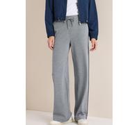 Culotte CECIL, Damen, Gr. S, Länge 30, blau (urban dunkelblau), Stoff, 53% Polyester, 37% Viskose, 10% Elasthan, meliert, loose fit normal, Hosen, High Waist (54348249-S) urban dunkelblau