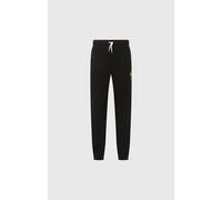 Jogginghose CHAMPION "Graphic Terry Elastic Cuff", Mädchen, Gr. M (140/146), N-Gr, nbk, Obermaterial: 54% Baumwolle, 46% Polyester, Hosen Jogginghose, aus Baumwolle und Polyester, mit elastischem Bund