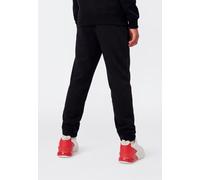 Jogginghose CHAMPION "ICONS Straight Hem Pants", Mädchen, Gr. M (140/146), N-Gr, nbk, Obermaterial: 73% Baumwolle, 27% Polyester, Hosen Jogginghose, mit Reißverschluss, sportlicher Stil, für Kinder (8