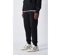 Jogginghose CHAMPION "SPORTWEAR JOGGERS Slim Fit", Herren, Gr. XL (56/58), N-Gr, schwarz (nbk), Obermaterial: 70% Baumwolle, 30% Polyester, Hosen Jogginghose, mit elastischem Bund und Tunnelzug (10252