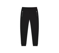 Jogginghose DROPSIZE "Dropsize Herren Super Heavy Blank Jogger", Herren, Gr. M, US-Größen, schwarz, 80% Baumwolle, 20% Polyester, unifarben, normal, Hosen Jogginghose (93782240-M) schwarz