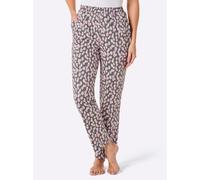 Jogginghose FEEL GOOD, Damen, Gr. 26/27, Kurzgrößen, rosa (anthrazit, rosé, bedruckt), 100% Baumwolle, bedruckt, gemustert, mehrfarbig, Hosen Jogginghose (24188869-26) anthrazit, rosé, bedruckt