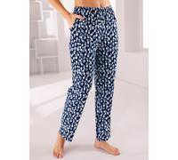 Jogginghose FEEL GOOD, Damen, Gr. 44/46, Normalgrößen, blau (marine, bleu, bedruckt), 100% Baumwolle, bedruckt, gemustert, mehrfarbig, Hosen Jogginghose (29696329-44) marine, bleu, bedruckt