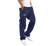 Jogginghose Herren, Jogginghose Herren grau offener saum, Sporthose Freizeithose Sommer Bugatti Trainingshose lang Hose Cargo Hose Sommer