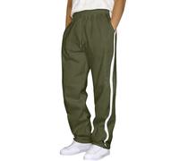 Jogginghose Herren Lang Vintage Lose Relaxed-Fit Aestethic Sweatpants Stoffhose Relaxed-Fit Outdoorhose Sweathose Freizeithosen für Männer Washed Breites Bein Jogging-Hose Sport Pants1