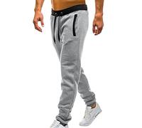 Jogginghose Herren Lang Vintage Lose Relaxed-Fit Aestethic Sweatpants Stoffhose Relaxed-Fit Outdoorhose Sweathose Freizeithosen für Männer Washed Breites Bein Jogging-Hose Sport Pants1