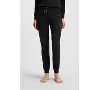 Jogginghose HUGO UNDERWEAR, Damen, Gr. L, N-Gr, schwarz, Sweatware, Obermaterial: 66% Baumwolle, 30% Polyester, 4% Elasthan, unifarben, Basic, gerade lang, Hosen Jogginghose, elastischer Bund mit Tunn