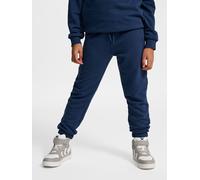 Jogginghose HUMMEL "HMlJR BASE REGULAR PANTS", Mädchen, Gr. 164, N-Gr, blau (marineblaus), Obermaterial: 60% Baumwolle, 40% Polyester, Hosen Jogginghose, sportlicher Stil, für Sportmode und Streetwear