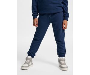 Jogginghose HUMMEL "HMlJR BASE REGULAR PANTS", Mädchen, Gr. 164, N-Gr, blau (marineblaus), Obermaterial: 60% Baumwolle, 40% Polyester, Hosen Jogginghose, sportlicher Stil, für Sportmode und Streetwear