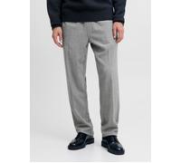 Jogginghose JACK & JONES "JPSTKANE EDWIN WINTER JOGGER LN", Herren, Gr. XL, N-Gr, grau (grau melange), Web, Obermaterial: 63% Polyester, 30% Viskose, 5% Elasthan, 2% sonstige Fasern, meliert, relaxed