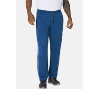 Jan Vanderstorm Comfort Fit Jogginghose blau, Bedruckt