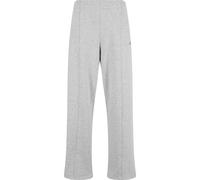Jogginghose KARL KANI "Karl Kani Kani Script Straight Leg Sweatpants", Herren, Gr. XL, US-Größen, grau melange, 70% Baumwolle, 30% Polyester, unifarben, loose fit, Hosen Jogginghose (11247404-XL) grau