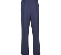 Jogginghose KARL KANI "Karl Kani Kani Sidestripe Trackpants", Herren, Gr. M, US-Größen, blau (dunkelblau, vanilla), 55% Polyester, 39% Baumwolle, 6% Elasthan, unifarben, normal, Hosen Jogginghose (534