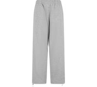 Jogginghose KARL KANI "Karl Kani Signature Relaxed Os Sweatpants", Damen, Gr. M, US-Größen, grau melange, 65% Baumwolle, 35% Polyester, relaxed fit, Hosen Jogginghose (57836934-M)