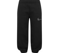 Jogginghose KARL KANI "Karl Kani Small Signature Essential Sweatpants Junior", Mädchen, Gr. 122/128, Normalgrößen, schwarz, 70% Baumwolle, 30% Polyester, normal, Hosen Jogginghose (78699747-122) schwa