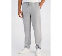 Jogginghose LINDBERGH "Jogginghose Relaxed Fit", Herren, Gr. S, grau (grau mel), Obermaterial: 60% Baumwolle, 40% Polyester, meliert, relaxed fit, Hosen Jogginghose (33035425-S) grau mel