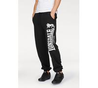 Jogginghose LONSDALE ""OCKLE"", Herren, Gr. XXXL (56), N-Gr, schwarz, angeraute Sweatware, Obermaterial: 100% Baumwolle, unifarben, schmal lang, Hosen Jogginghose, Schmale Passform, atmungsaktiv & 100