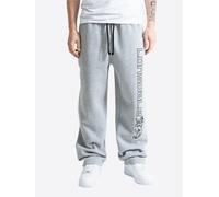 Jogginghose LONSDALE "STONESFIELD", Herren, Gr. 4XL, N-Gr, grau (marl grau, schwarz), Obermaterial: 60% Baumwolle, 40% Polyester, Hosen Jogginghose, 100% Baumwolle, elastischer Komfortbund (42334314-4