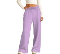 Jogginghose Mädchen Baggy - Freizeithose für Kinder Leichte Jogging Hose mit Elastischer Bund und Taschen, Sweathose Weites Bein Sporthose Bequemes Casual Trainingshose Teenager für 5-14 Jahre