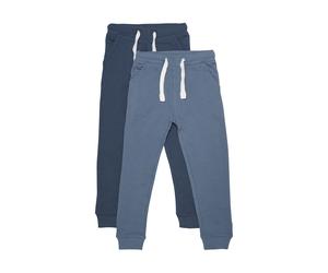 Jogginghose MINYMO "Jogginghose MIBasic", Mädchen, Gr. 140, N-Gr, blau (new navy), Web, Obermaterial: 100% Baumwolle CO., unifarben, regular fit, Hosen Jogginghose (35225518-140) new navy
