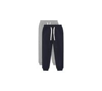 Jogginghose MINYMO "Jogginghose MIBoys", Mädchen, Gr. 104, N-Gr, blau (schwarz navy), Obermaterial: 60% Baumwolle CO. 40% Polyester PES., Hosen Jogginghose (63107460-104) schwarz navy