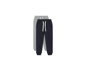 Jogginghose MINYMO "Jogginghose MIBoys", Mädchen, Gr. 140, N-Gr, blau (schwarz navy), Obermaterial: 60% Baumwolle CO. 40% Polyester PES., Hosen Jogginghose (63107460-140) schwarz navy