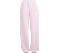 Jogginghose MISS TEE "Miss Tee Real Queen EMB Ladies Fluffy Sweatpants", Damen, Gr. L, US-Größen, softpink, 70% Baumwolle, 30% Polyester, unifarben, loose fit, Hosen Jogginghose (31600111-L) softpink