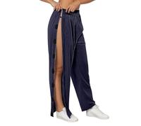 Jogginghose Mit Knopfleiste Damen Baggy Leder Push Schlitz Online Latzjeans Weißen Nähten Seitentaschen Bedruckte Kunstleder Tennisrock Beinen Knöchelhose Plüschfutter 52 Kniebund Monkey Bench