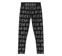 Jogginghose PHILIPP PLEIN "Gothic Plein Verziert", Damen, Gr. 16, weite Kindergrößen, schwarz (02, schwarz), Stoff: 5% Elasthan, 95% Baumwolle. Besatz: 100% Glasfaser, Hosen Jogginghose (58474164-16) 