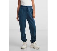 Jogginghose PIECES "PCCHILLI HW SWEAT PANTS NOOS BC", Damen, Gr. M (38), N-Gr, blau (reflecting pond), Web, Obermaterial: 50% Baumwolle, 50% Polyester, unifarben, regular fit normal, Hosen Jogginghose