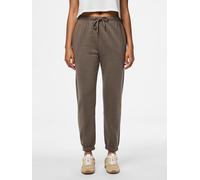 Jogginghose PIECES "PCCHILLI HW SWEAT PANTS NOOS BC", Damen, Gr. XL (42), N-Gr, braun (morel), Web, Obermaterial: 50% Baumwolle, 50% Polyester, unifarben, regular fit normal, Hosen Jogginghose (509870