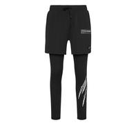 Jogginghose PLEIN SPORT "Jogginghose", Herren, Gr. 5XL, US-Größen, schwarz (02, schwarz), Obermaterial: 89% Polyamid, 11% Elasthan; Futter: 83% Polyester, 17% Elasthan, Hosen Jogginghose (84812839-5XL