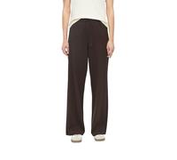 Jogginghose S.OLIVER, Damen, Gr. 46, N-Gr, braun, Web, Obermaterial: 61% Viskose, 35% Polyamid, 4% Elasthan, unifarben, bequem lang, Hosen Jogginghose, mit weitem Bein und elastischem Bund (51805236-4